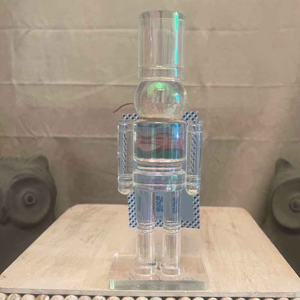 Dabney Lee Acrylic Christmas Nutcracker Decor